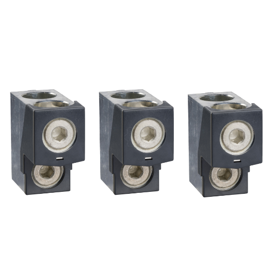 Imagem de 3 bornes para 2 cabos 35 240mm2 + separador de fases NSX400/630 INV/INS
