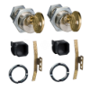 Imagem de Chassis locking - 2 Ronis locks 2 diff keys + adapt kit - for MTZ1 spare part