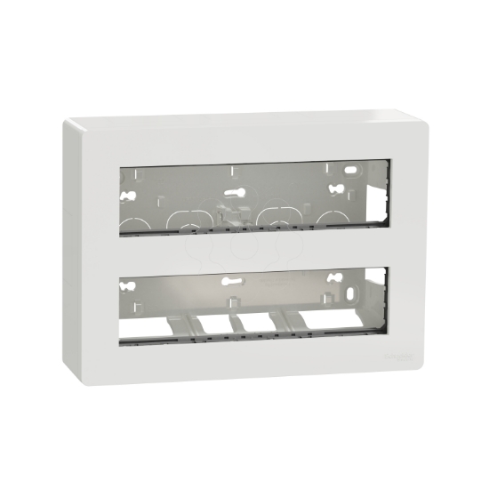 Imagem de Nova Unica System - Postos de trabalho - saliente - modulos 2 x 10 - antibacteriano - Branco