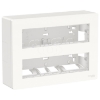 Imagem de Nova Unica System - Postos de trabalho - saliente - modulos 2 x 8 - antibacteriano - Branco