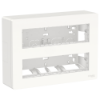 Imagem de Nova Unica System - Postos de trabalho - saliente - modulos 2 x 8 - antibacteriano - Branco