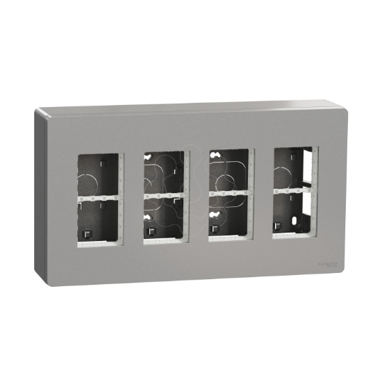 Imagem de Nova Nova Unica system - Postos de trabalho - saliente - modulos 4 x 4 - Aluminio