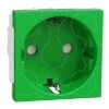 Imagem de Nova Unica - Tomada 2P+T com obturadores LP - 16A - Verde