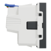 Imagem de Tomada 2P+T com obturadores Unica 16A Antracite