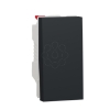 Imagem de Nova Unica - Interruptor unipolar 1 mod. - 10A - Antracite