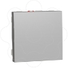 Imagem de Botao de pressao "luz" Unica luminoso 10A Aluminio