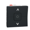 Imagem de Interruptor de estores c/STOP Unica 6A Antracite
