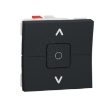 Imagem de Interruptor de estores c/STOP Unica 6A Antracite