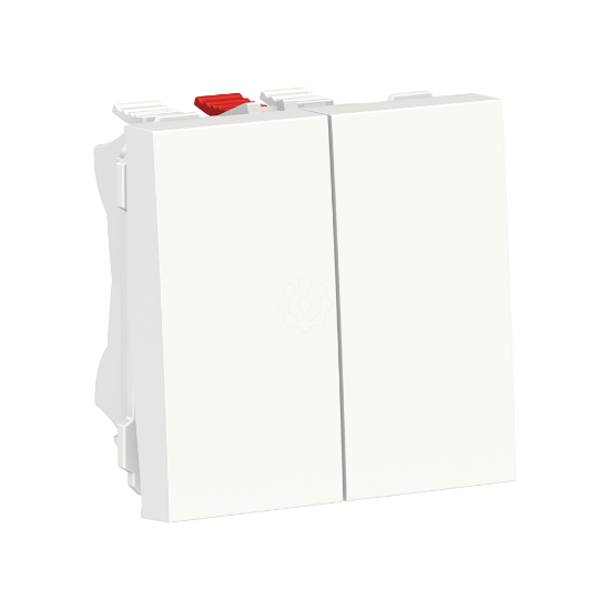 Imagem de Comutador de escada duplo Unica 10A Branco
