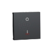 Imagem de Nova Unica - Interruptor bipolar I/0 - luminoso - 16A -Antracite
