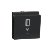 Imagem de Nova Unica - Interruptor de cartao - luminoso - 10A - Antracite