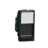 Imagem de Tomada RJ45 1 mod. Unica cat.6 UTP Antracite