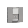 Imagem de Tomada de dados RJ45 Unica cat.6  UTP Aluminio