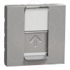 Imagem de Tomada de dados RJ45 Unica cat.6  UTP Aluminio