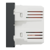Imagem de Tomada carregador 2 USB tipo 2.0 Unica 1A Antracite