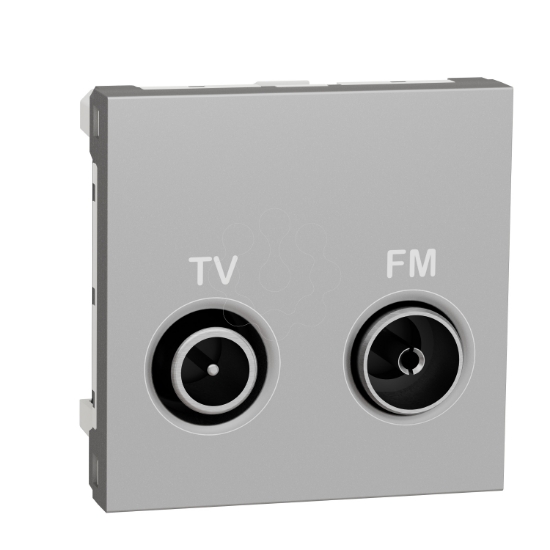 Imagem de Tomada TV/FM derivacao unica Unica Aluminio