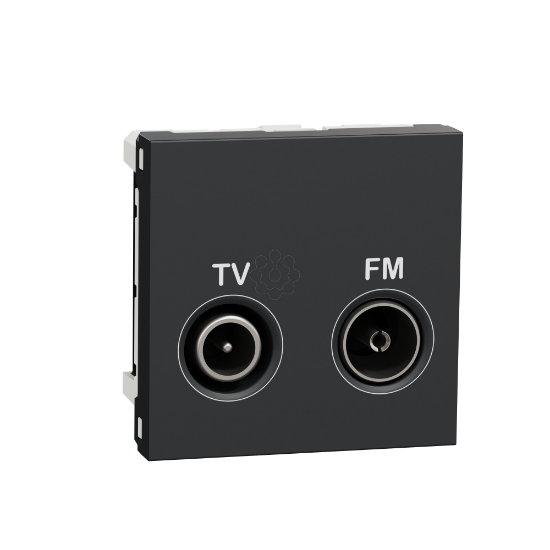 Imagem de Tomada TV/FM derivacao unica Unica Antracite