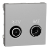 Imagem de Tomada R TV/SAT derivacao unica Unica Aluminio