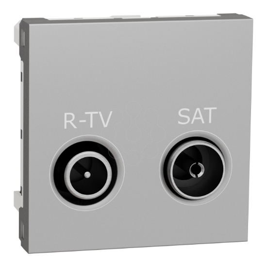 Imagem de Tomada R TV/SAT derivacao unica Unica Aluminio