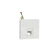 Imagem de Tomada telefone RJ12 2 mod. Unica Branco