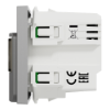 Imagem de Nova Unica - Sensor de movimento Wiser com interruptor - 10A - Aluminio