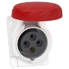 Imagem de PratiKa socket - screw - angled - 16A - 3P + E - 380...415 V AC - panel