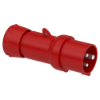 Imagem de PratiKa wander plug - straight - 16 A - 2P + E - 380...415 V AC - IP44