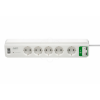 Imagem de Essential SurgeArrest da APC 5 saidas com carregador USB de 2 portas de 5V 24A 230V Alemanha