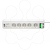 Imagem de Essential SurgeArrest da APC 5 saidas com carregador USB de 2 portas de 5V 24A 230V Alemanha