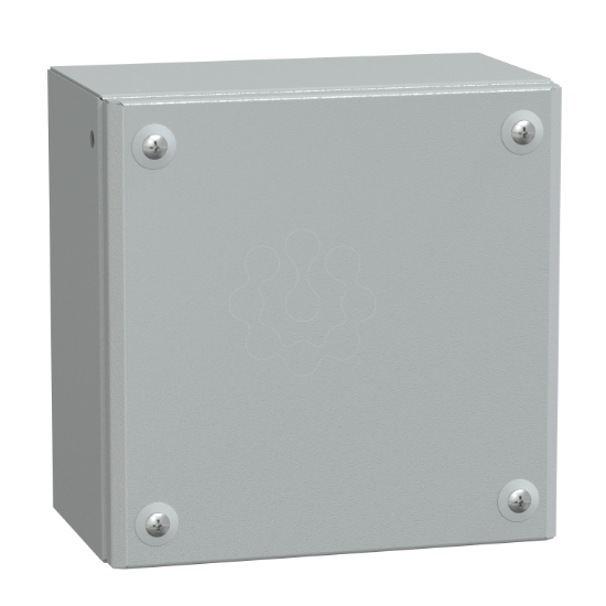 Imagem de Metal industrial box plain door H200xW200xD120 IP66 IK10 RAL 7035