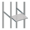 Imagem de Telescopic rails for mounting of a telescopic tray - 500 mm enclosure
