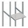 Imagem de Telescopic rails for mounting of a telescopic tray - 500 mm enclosure