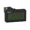 Imagem de Medidor de painel digital plastico preto O22 display LED verde de 4 digitos entrada 4...20 mA