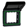 Imagem de Mureva Styl - Adaptador com tampa Nova Unica - IP44 - Cinzento