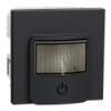 Imagem de Nova Unica - Sensor de movimento Wiser com interruptor - 10A - Antracite