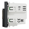 Imagem de Nova Unica - Sensor de movimento Wiser com interruptor - 10A - Antracite
