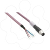 Imagem de power IN distribution cable - straight - M8 female-wire - 15m