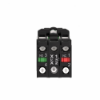 Imagem de Interruptor iluminado selector plastico verde o22 3 posicoes permanecer posto 24 v ac / dc um no + 1 nc