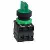 Imagem de Selector iluminado verde 3 posicoes fijas 230v 1na1nc