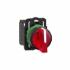 Imagem de Interruptor selector iluminado vermelho - o 22-3 posicoesicao - 24 v - 1 no + 1 nc
