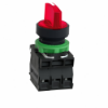 Imagem de Interruptor selector iluminado vermelho - o 22-3 posicoesicao - 240 v - 1 no + 1 nc