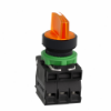 Imagem de Selector iluminado  laranja 3 posicoes fijas 24v 1na1nc