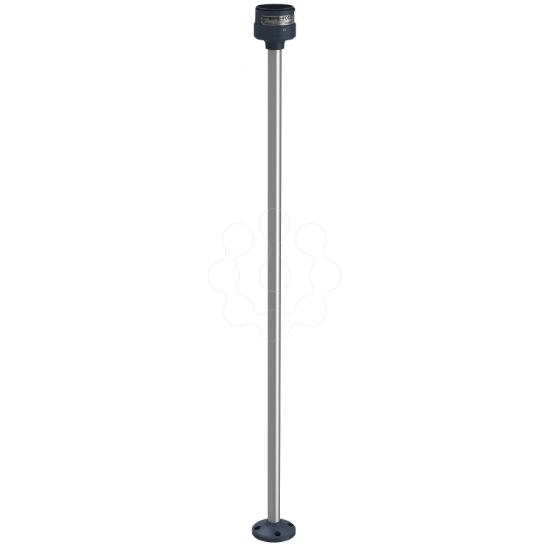 Imagem de Placa de fixacao com poste de aluminio de 800 mm para iluminacao de torre modular preto   o60