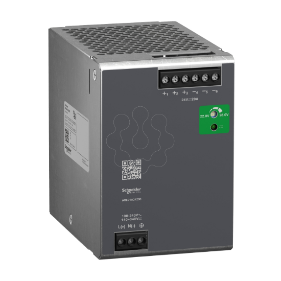Imagem de Fonte de alimentacao regulada 100 240v ac 24v 20 a monofasico optimizado