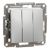 Imagem de Asfora - Interruptor de triplo - Aluminio