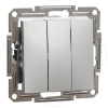 Imagem de Asfora - Interruptor de triplo - Aluminio