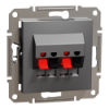 Imagem de Asfora loudspeaker socket anthracite