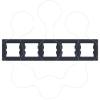 Imagem de Horizontal 5 gang frame anthracite