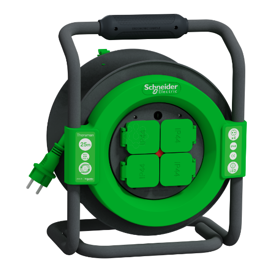 Imagem de Thorsman - Cable reel 25m HO7RNF 3G2.5 IP44 Schuko