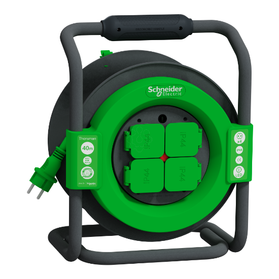 Imagem de Thorsman - Cable reel 40m HO7RNF 3G1.5 IP44 Schuko